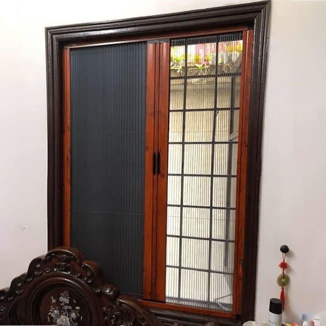 Rèm tổ ong kết hợp cửa lưới chống muỗi